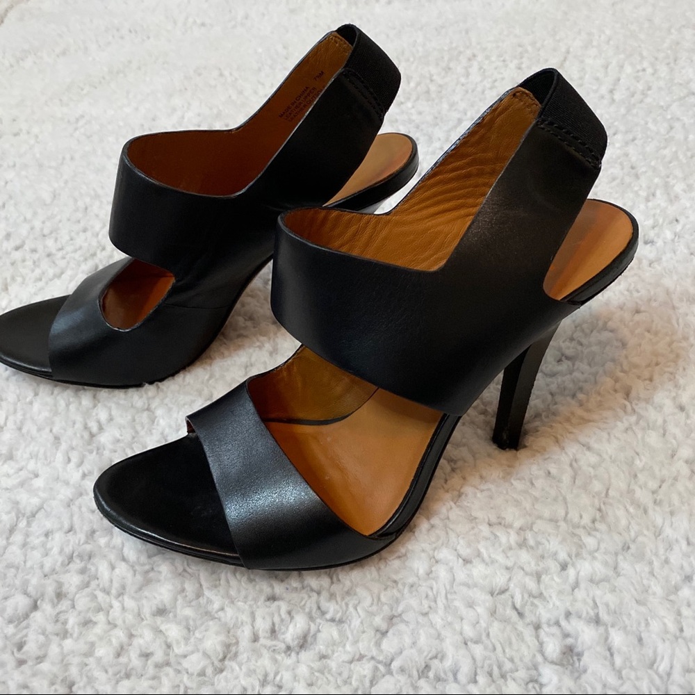 michael kors strappy black heels